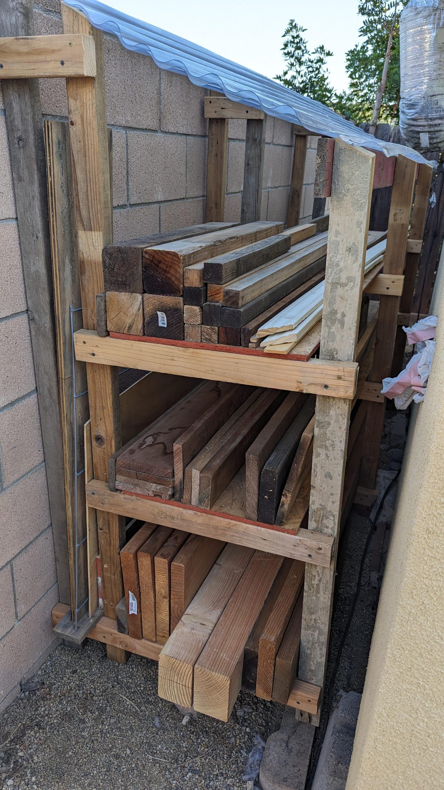 How to Store Lumber Outdoors