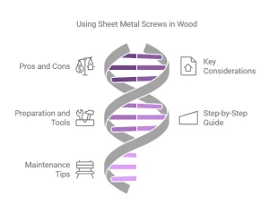 Are Sheet Metal Screws Ok for Wood