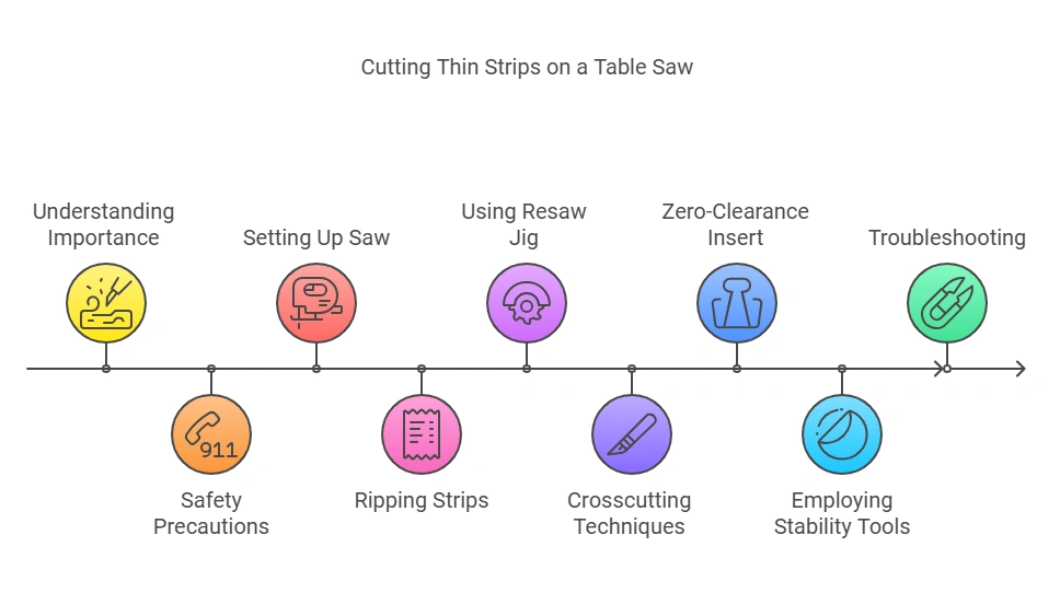 How to Cut Thin Strips on a Table Saw