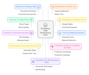 How to Makeup Table Woodworking Plans
