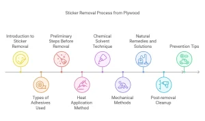 How to Remove Sticker from Plywood