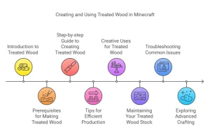 Minecraft How to Make Treated Wood