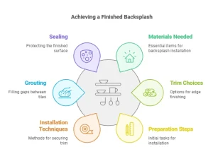 How to Finish Edge of Backsplash