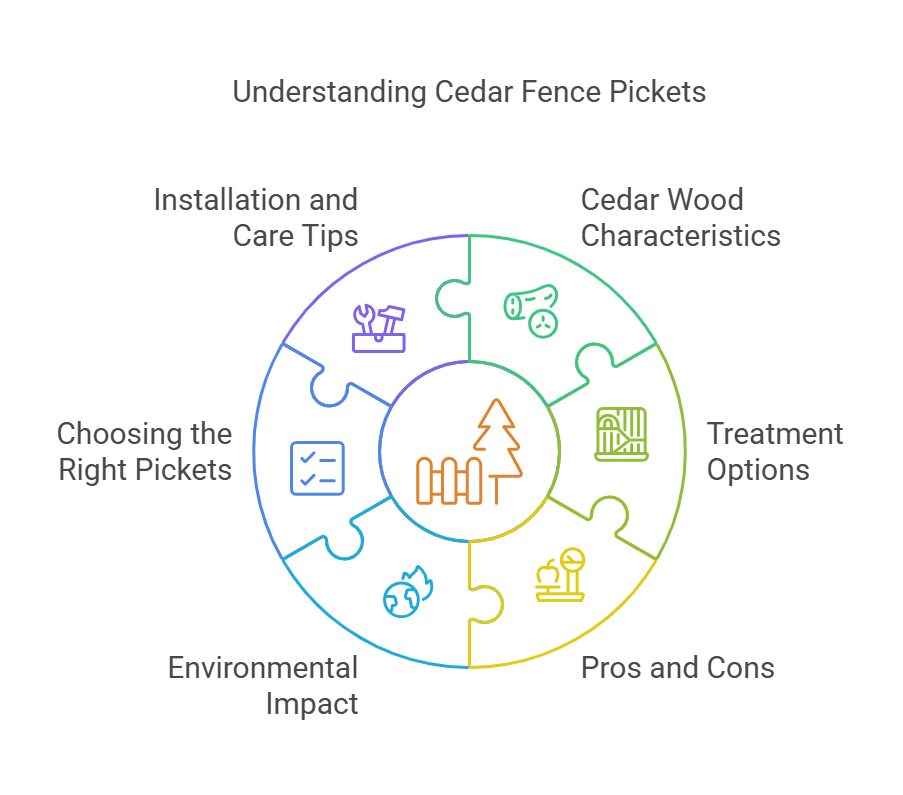 Are Cedar Fence Pickets Treated