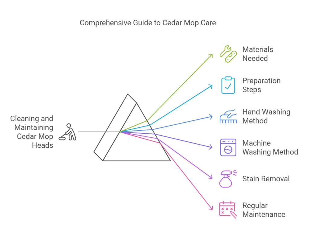Best Way to Clean Cedar Mop Head