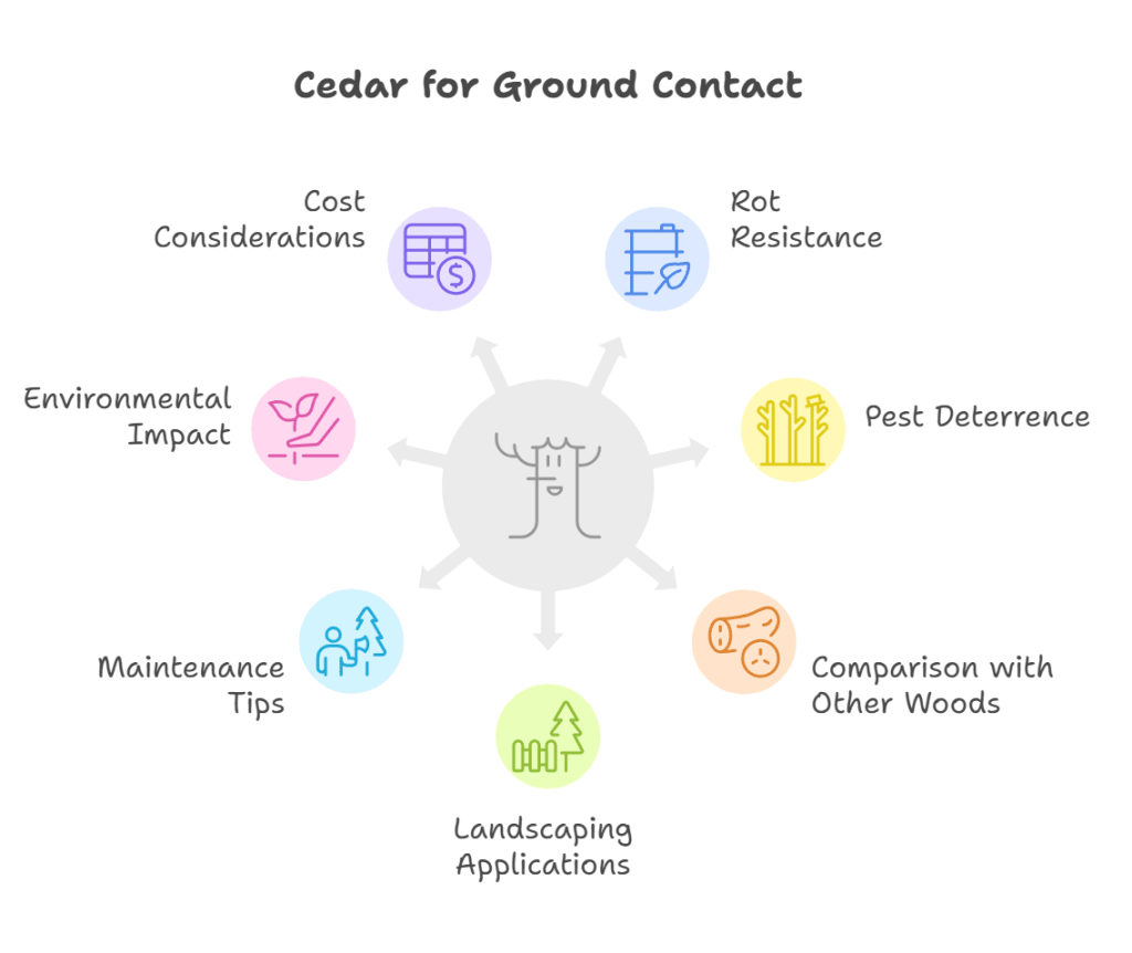 Can Cedar Be Used for Ground Contact