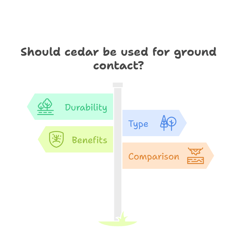 Can Cedar Be Used for Ground Contact