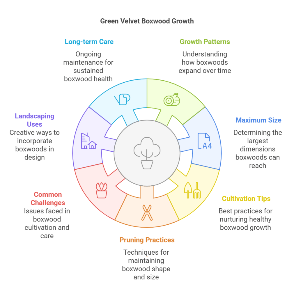 How Big Do Green Velvet Boxwoods Get