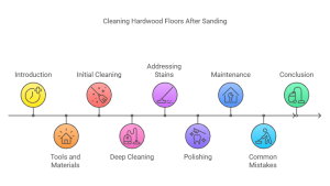 How to Clean Hardwood Floors After Sanding