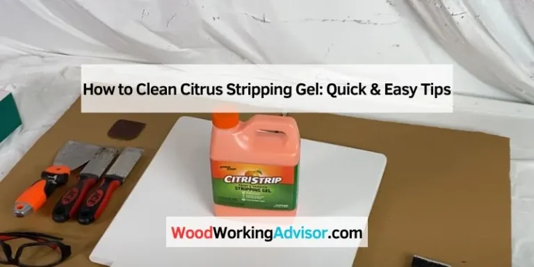 How to Clean Citrus Stripping Gel