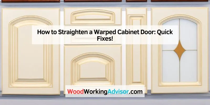 How to Straighten a Warped Cabinet Door