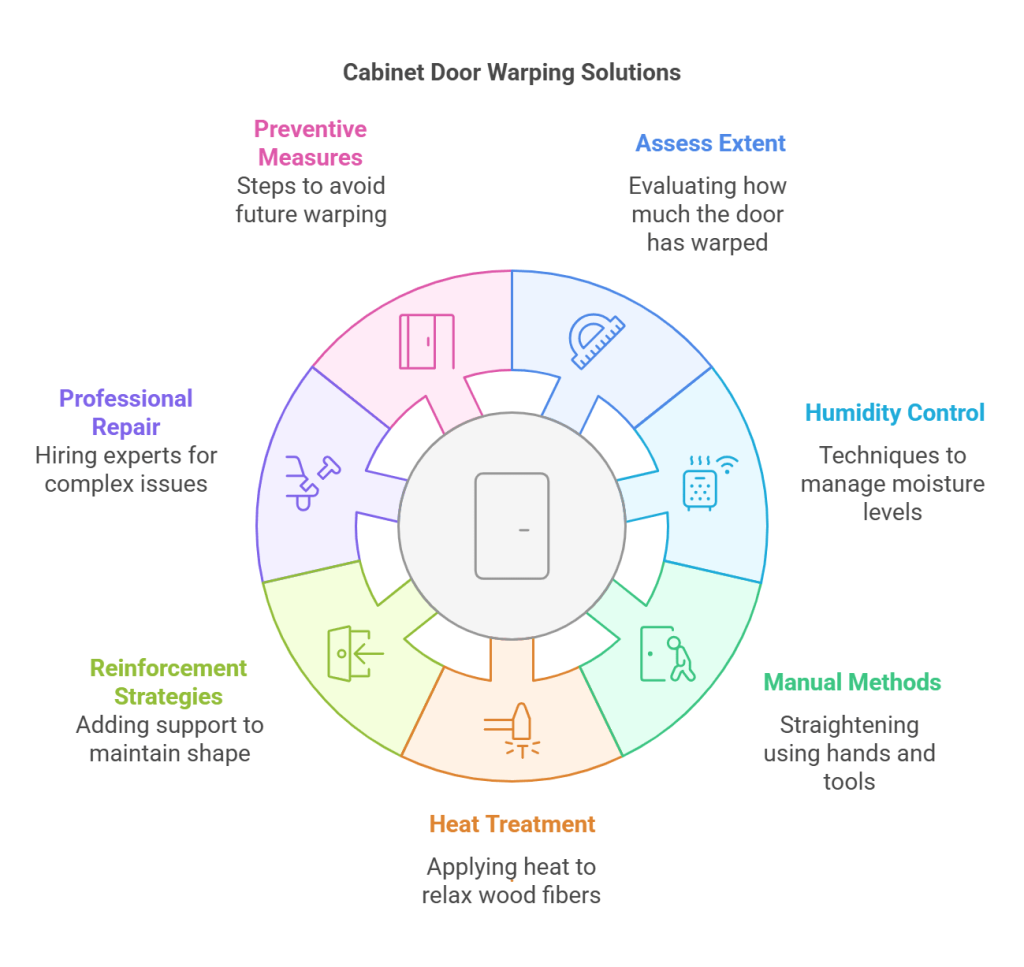 How to Straighten a Warped Cabinet Door