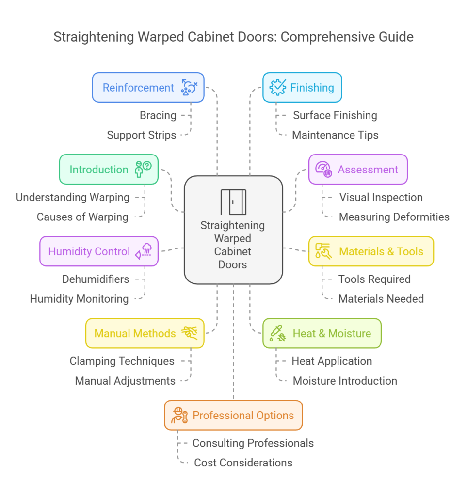 How to Straighten a Warped Cabinet Door