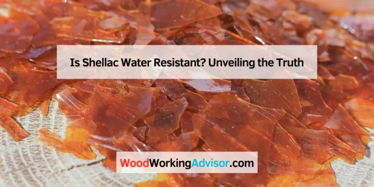 Is Shellac Water Resistant