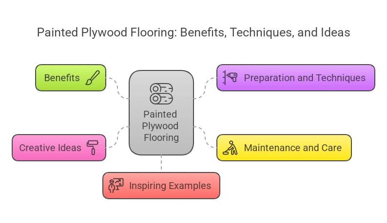 Painted Plywood Flooring Ideas