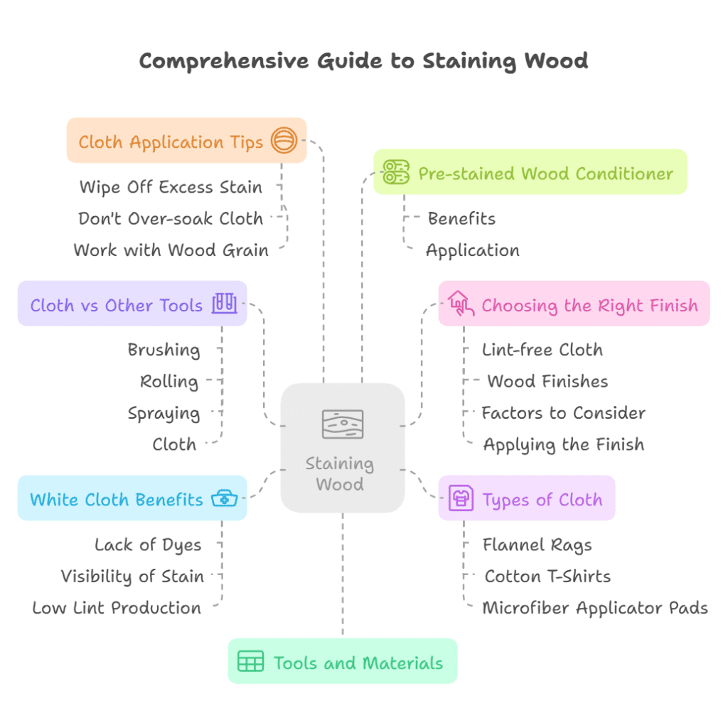What Cloth to Use for Staining Wood