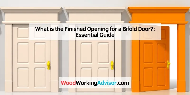 What is the Finished Opening for a Bifold Door