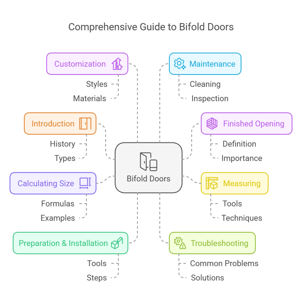 What is the Finished Opening for a Bifold Door