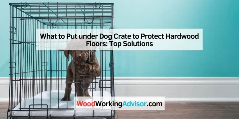 What to Put under Dog Crate to Protect Hardwood Floors