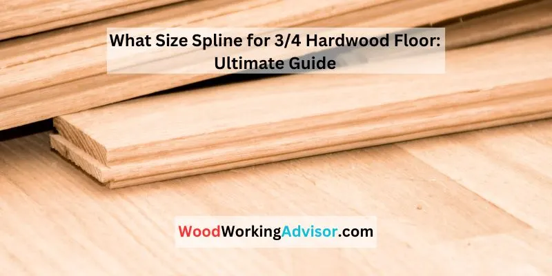 What Size Spline for 3/4 Hardwood Floor