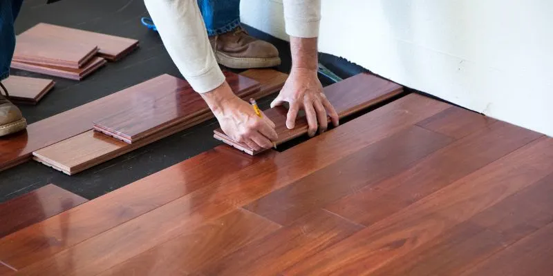 How to Take Up Glued Hardwood Flooring