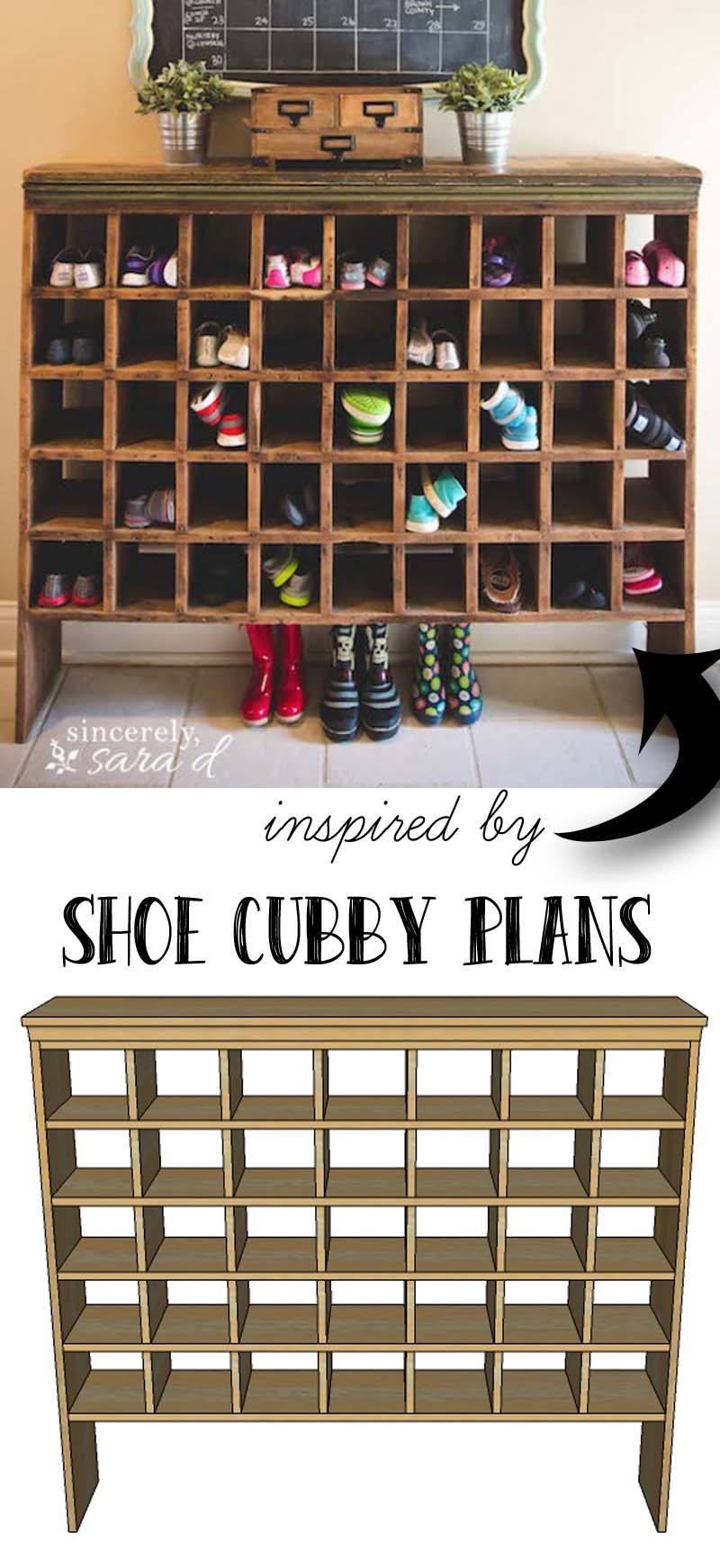 How to Build Shoe Cubbies