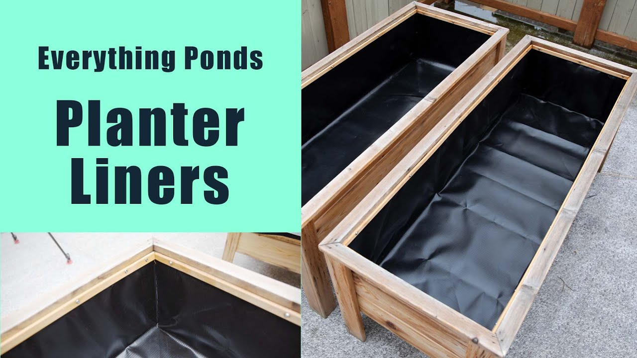 How to Line Wooden Planter Boxes