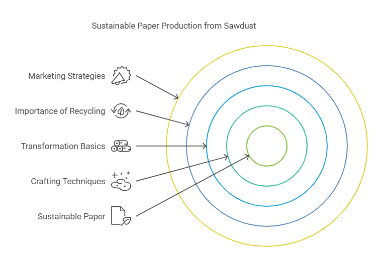 How to turn sawdust into sustainable paper
