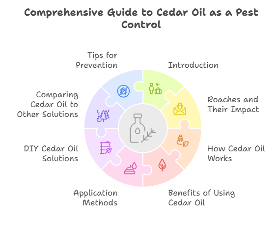 Cedar Oil Repels Roaches