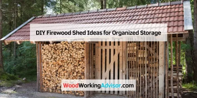 DIY Firewood Shed Ideas for Organized Storage