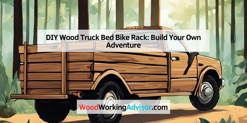 DIY Wood Truck Bed Bike Rack