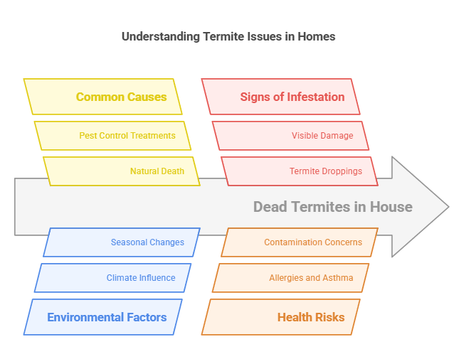 Dead Termites in House