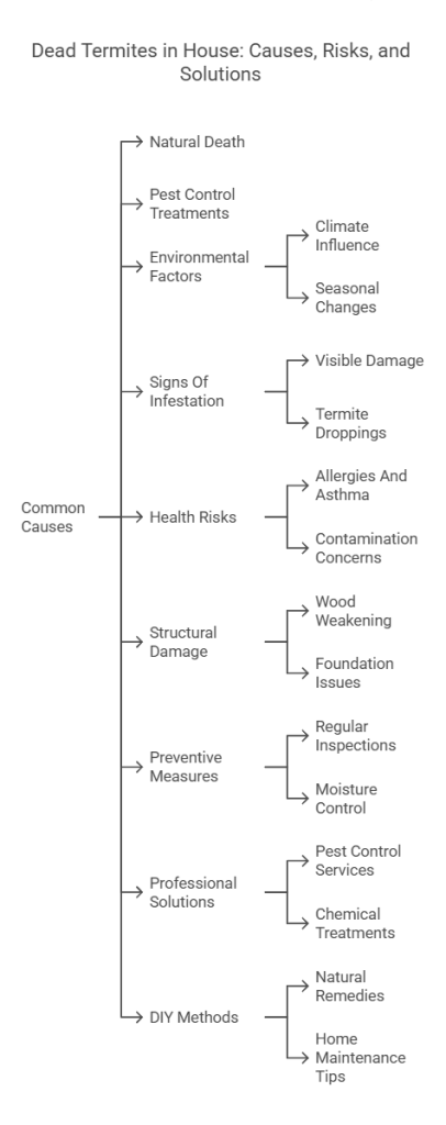 Dead Termites in House