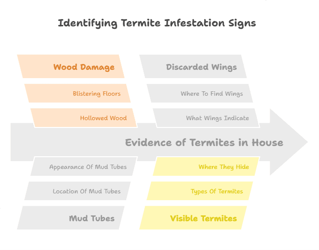 Evidence of Termites in House
