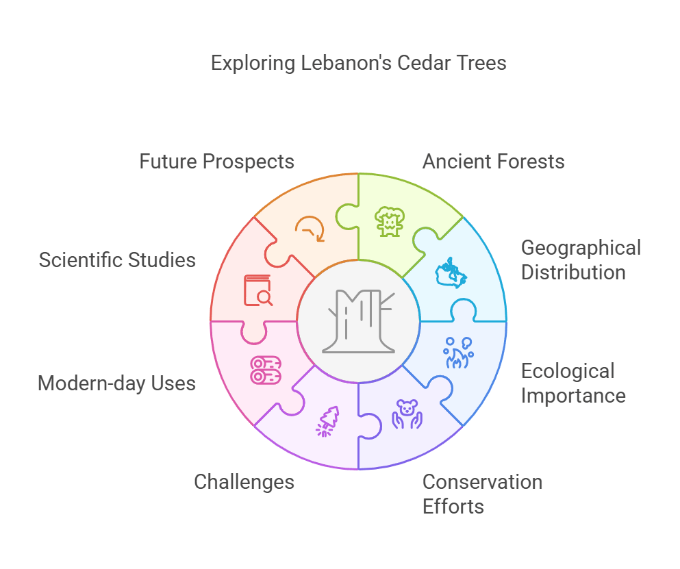 How Many Cedar Trees in Lebanon
