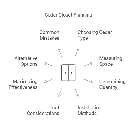 How Much Cedar is Needed in a Closet