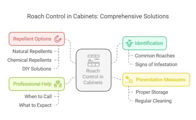 Roaches Repellent in Cabinet Wood