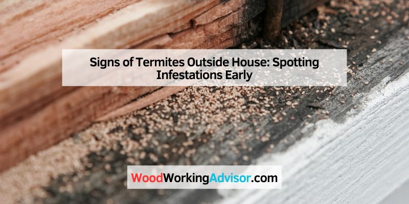 Signs of Termites Outside House