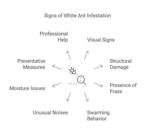 Signs of White Ants