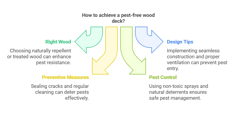 Wood Decks that Repel Roaches