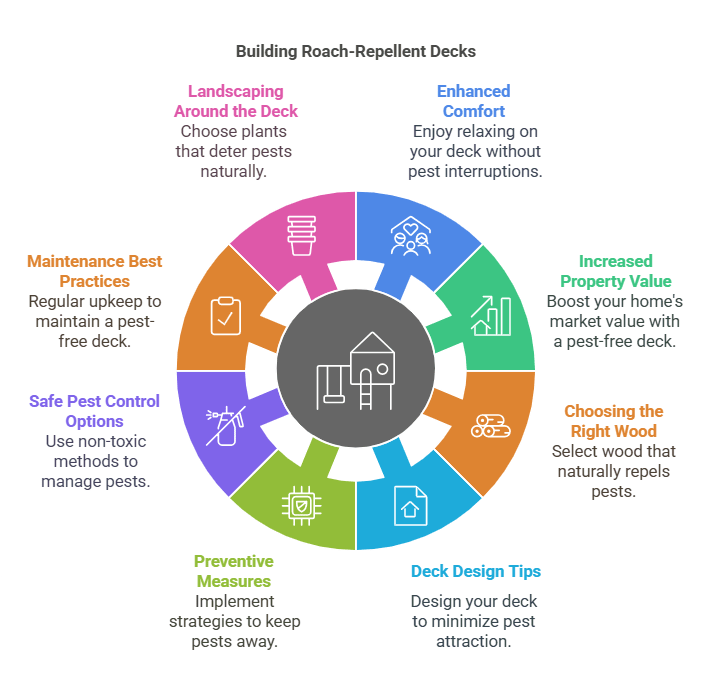 Wood Decks that Repel Roaches