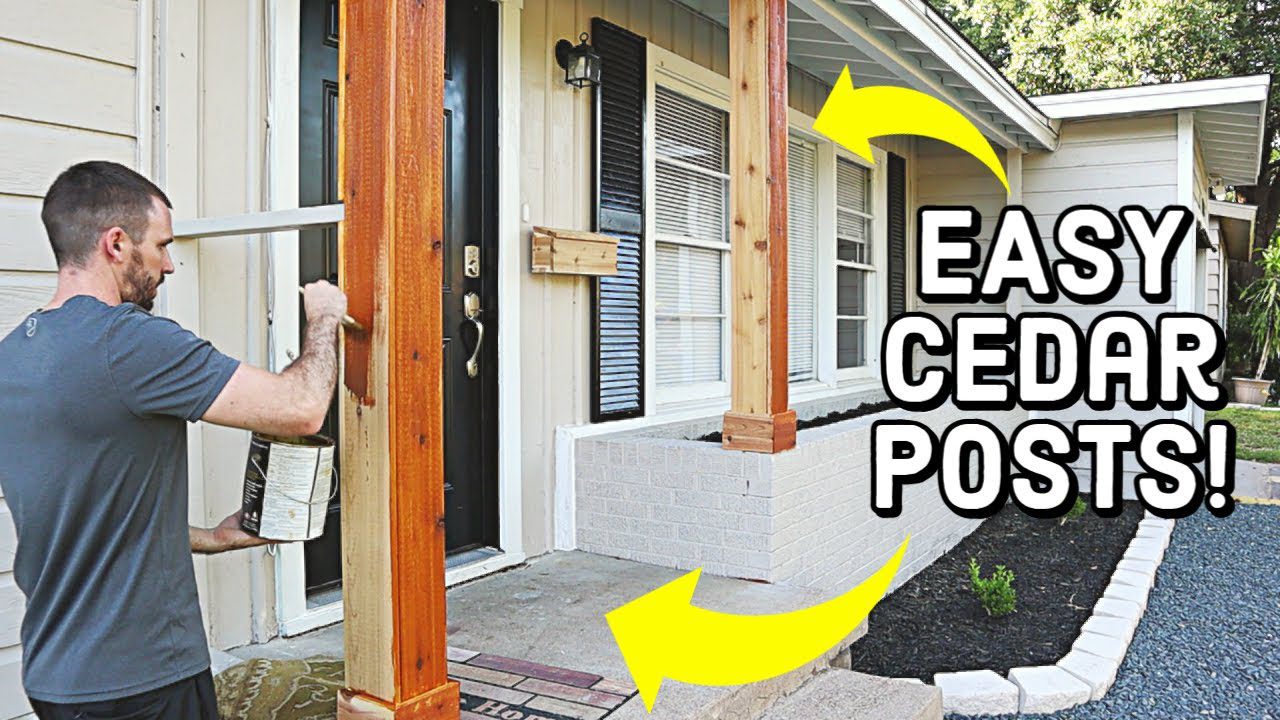 How to Cedar Wrap a Post