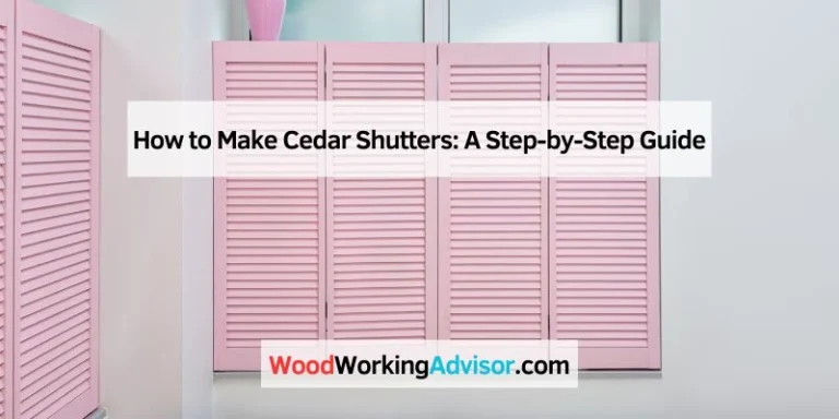How to Make Cedar Shutters