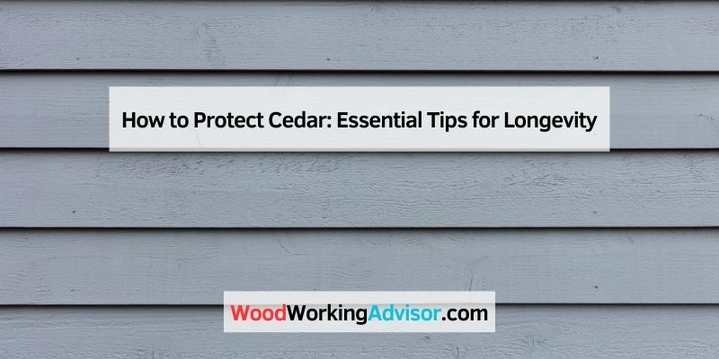 How to Protect Cedar