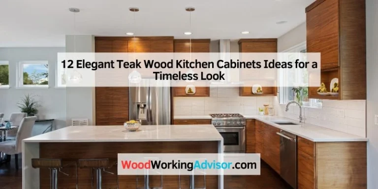 12 Elegant Teak Wood Kitchen Cabinets Ideas for a Timeless Look
