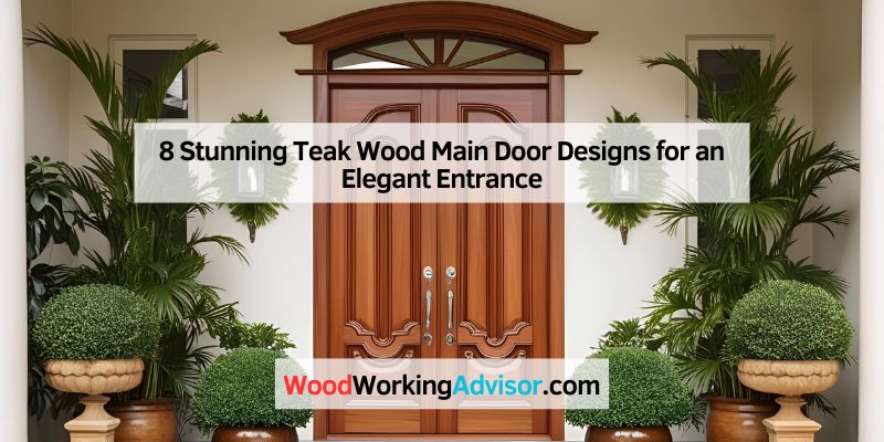 8 Stunning Teak Wood Main Door Designs for an Elegant Entrance