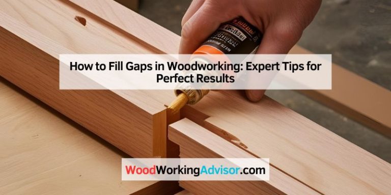 How to Fill Gaps in Woodworking: Expert Tips for Perfect Results