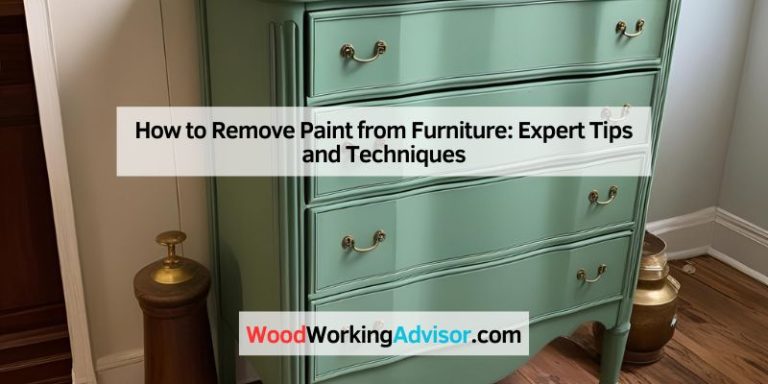 How to Remove Paint from Furniture: Expert Tips and Techniques