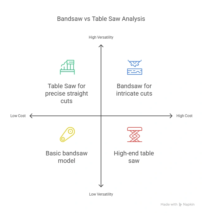 Bandsaw Vs Table Saw: Which Tool is Best for Your Workshop?