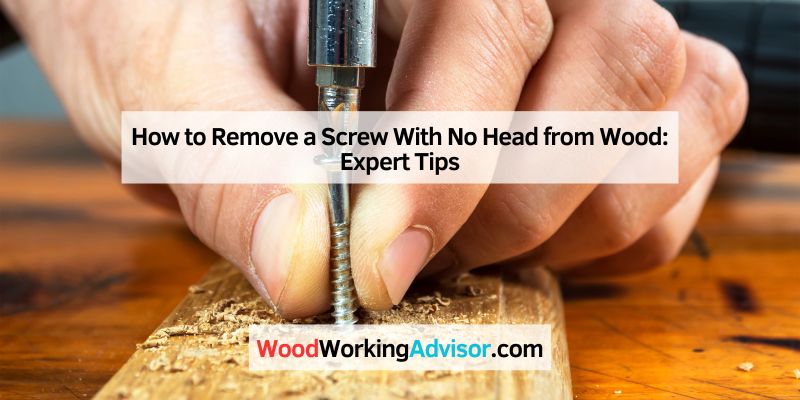 How to Remove a Screw With No Head from Wood: Expert Tips